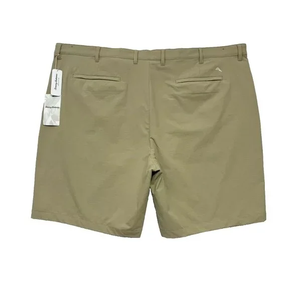 Tommy Bahama Men's Big & Tall Size 48RG Stone Khaki Chip Shot Performance Shorts - Picture 2 of 11